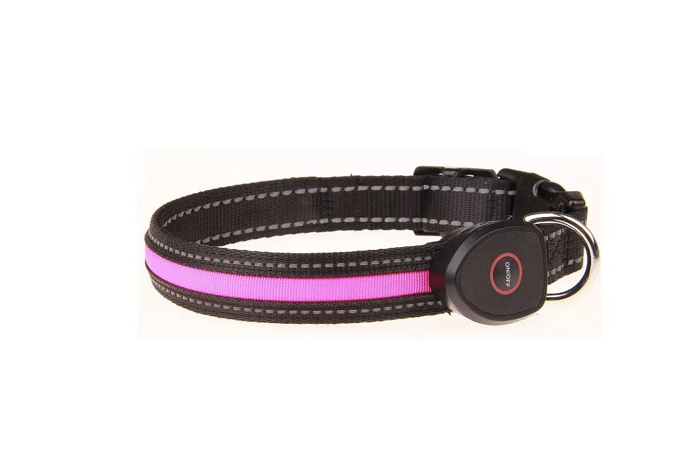 Dezkee NightGlow USB Rechargeable LED Dog Collar