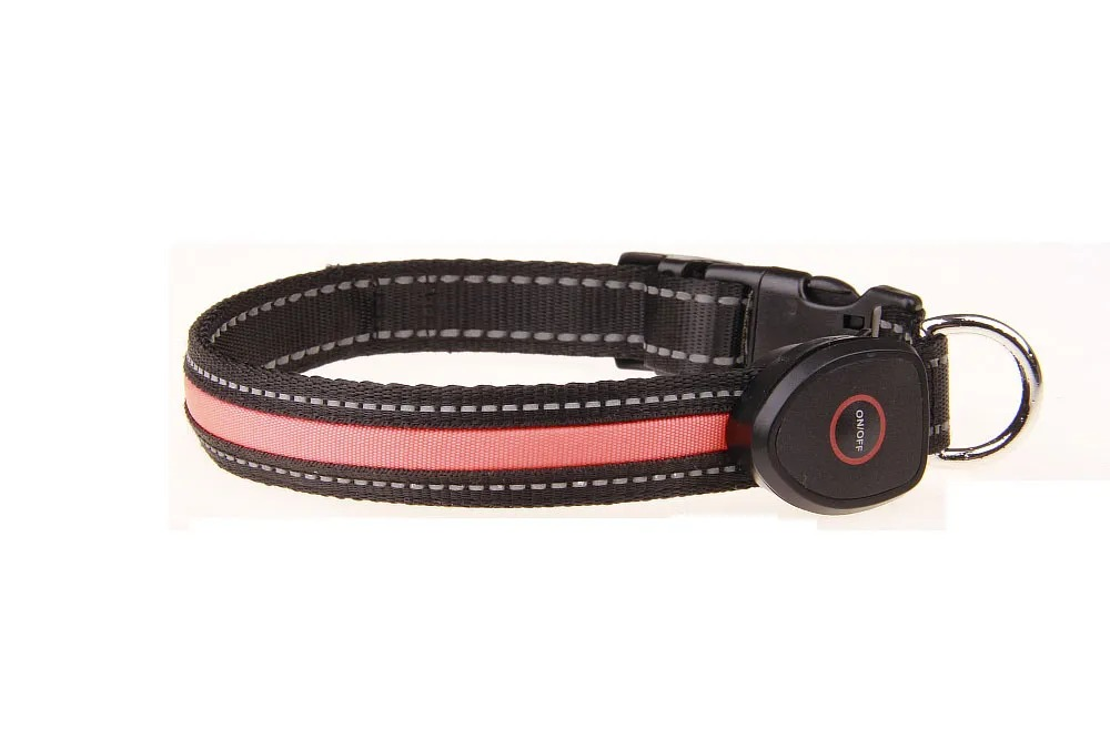 Dezkee NightGlow USB Rechargeable LED Dog Collar