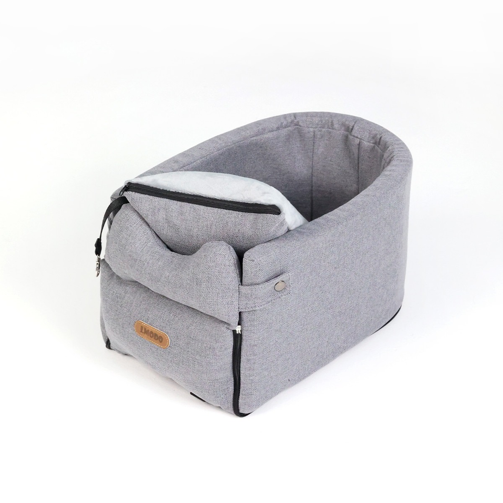 Dezkee Elevated Center Console Pet Car Seat