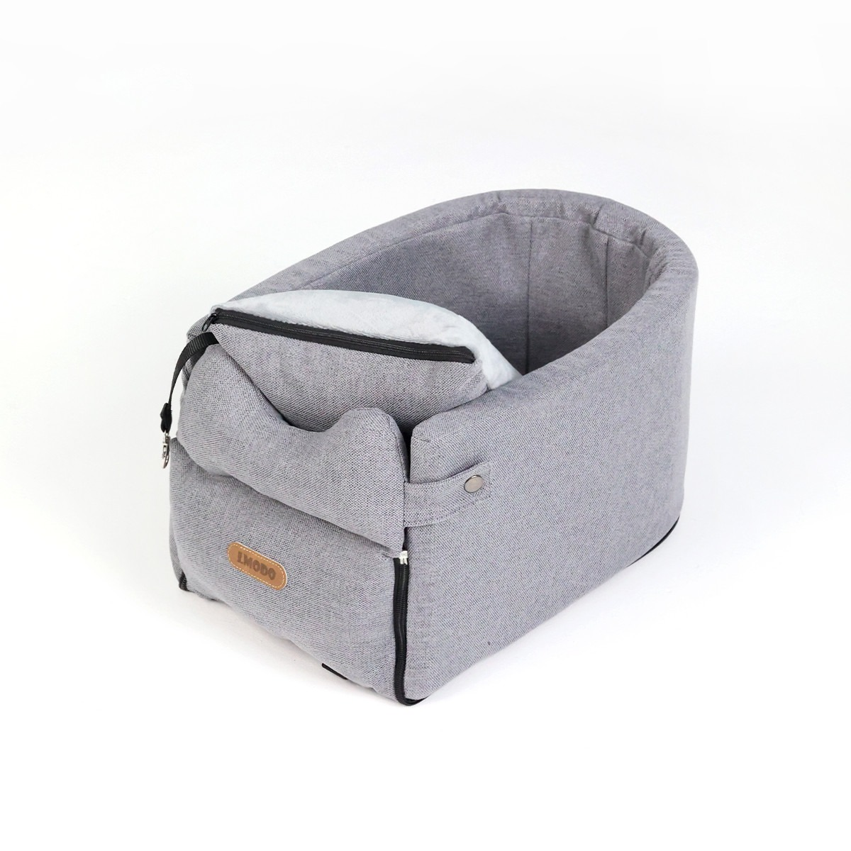Dezkee Elevated Center Console Pet Car Seat