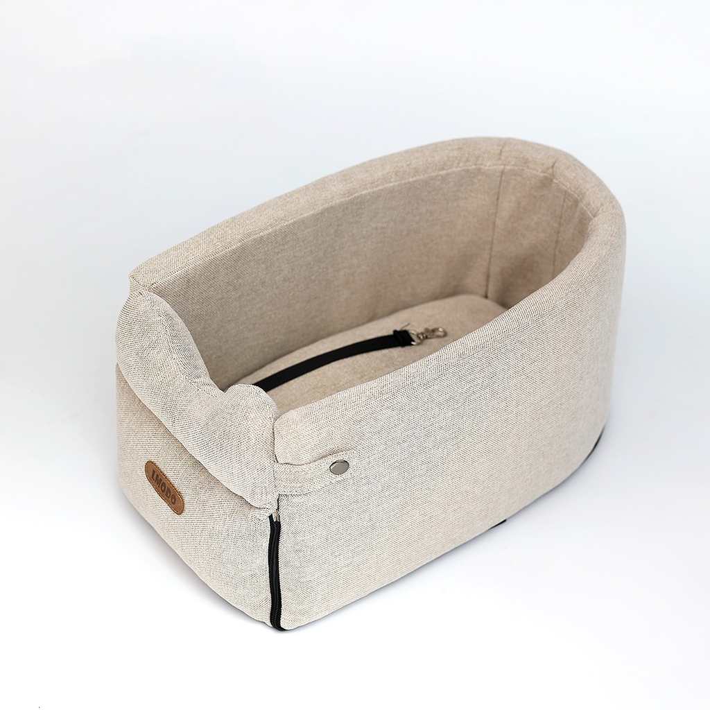 Dezkee Elevated Center Console Pet Car Seat