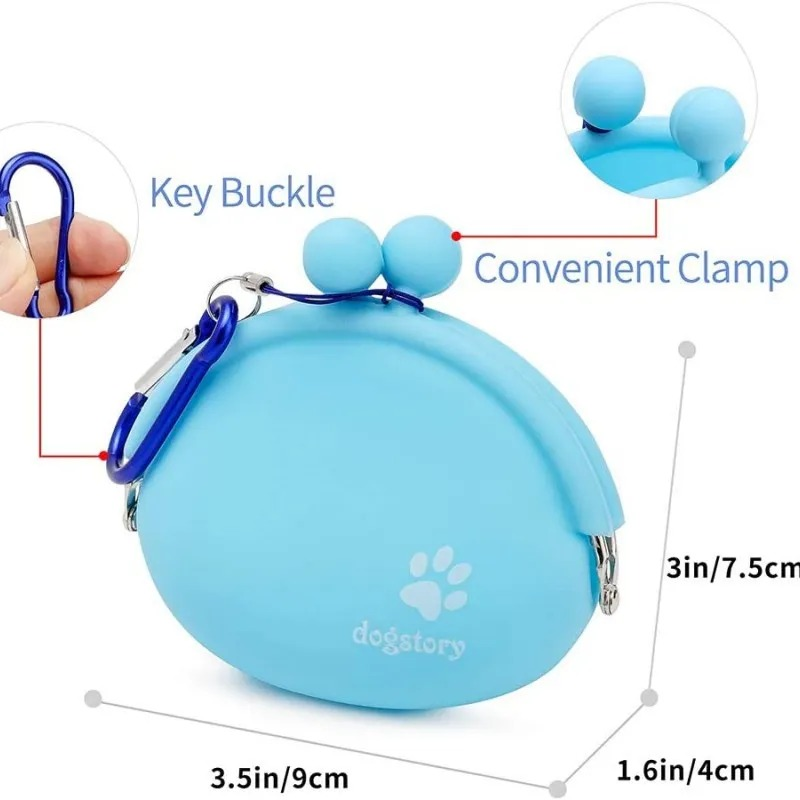 Dezkee Quick-Access Silicone Dog Treat Pouch