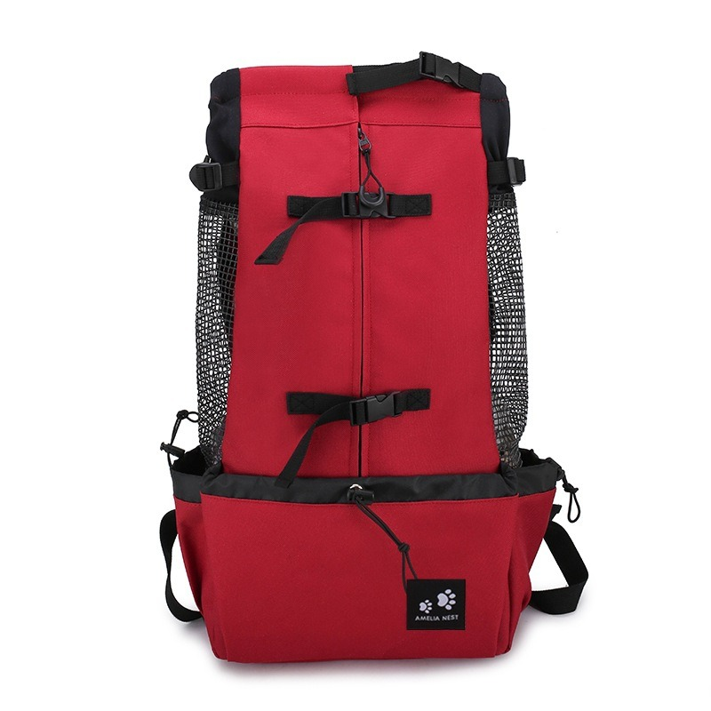 Dezkee Adventure Double-Shoulder Dog Carrier Backpack