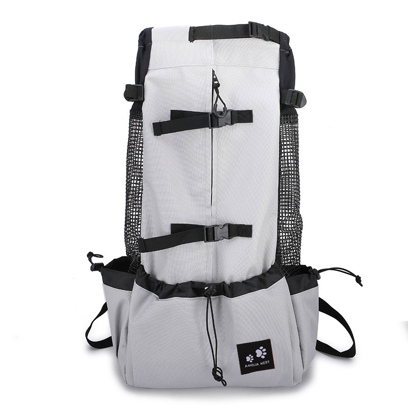 Dezkee Adventure Double-Shoulder Dog Carrier Backpack