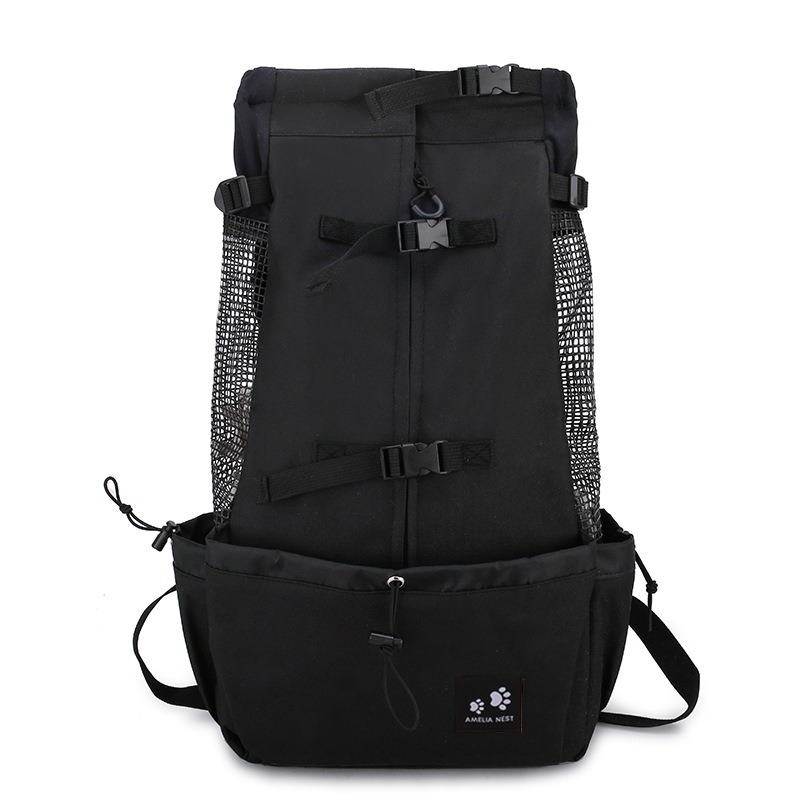 Dezkee Adventure Double-Shoulder Dog Carrier Backpack