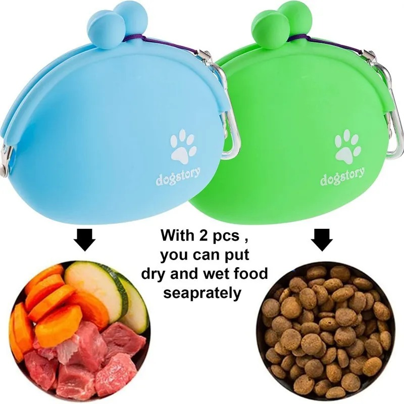 Dezkee Quick-Access Silicone Dog Treat Pouch