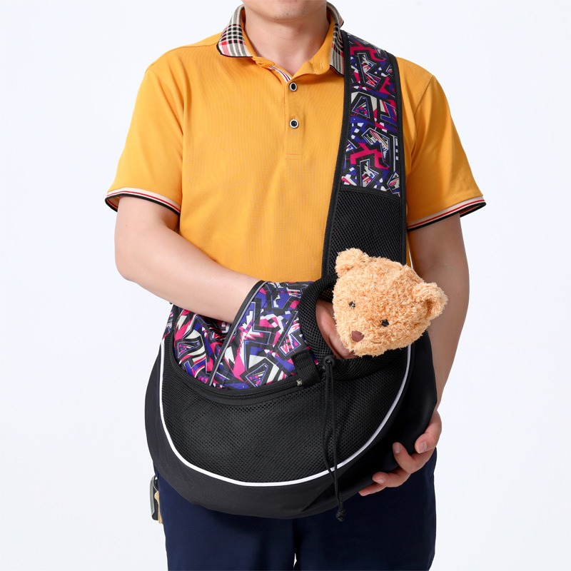 Dezkee Cozy Crossbody Pet Sling Carrier