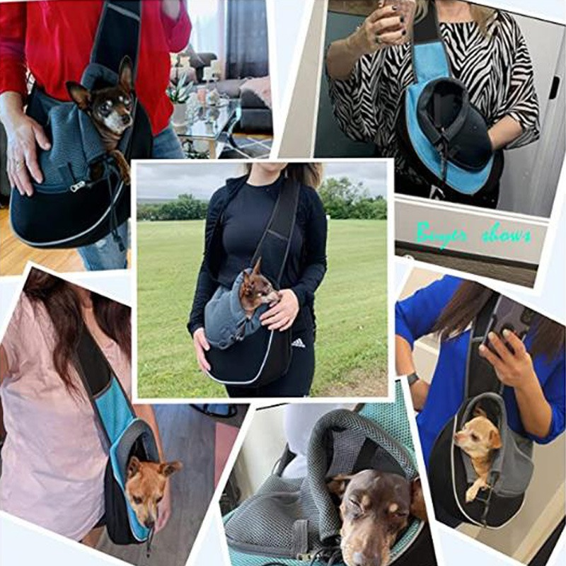 Dezkee Cozy Crossbody Pet Sling Carrier